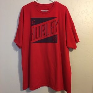 Hurley Men’s Red and Blue XXL Tshirt!